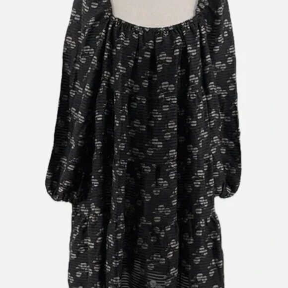 ALICE +OLIVIA Rowen Tiered Mini A-Line Dress XL - Picture 3 of 3